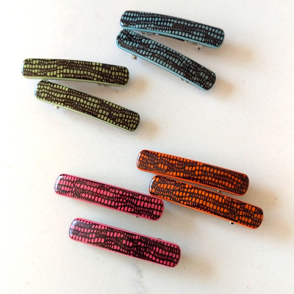 Origin France Small Hair Clips For Girls- Set of 2